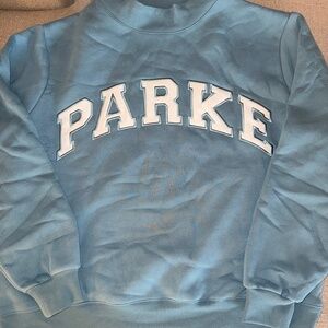 Parke Sport Fleece Varsity Mockneck NWT